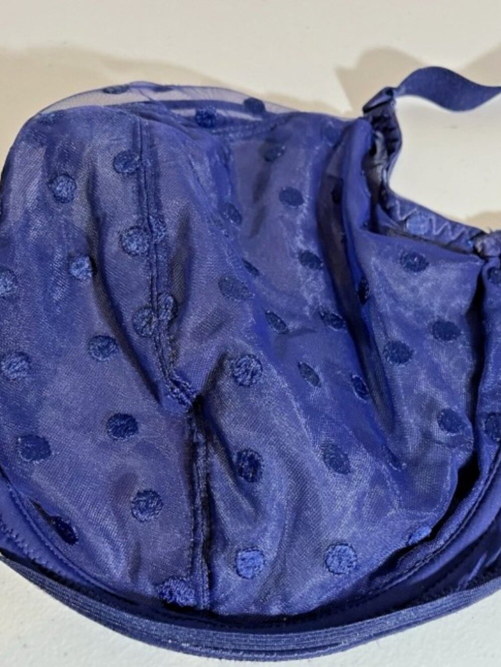 EUC Curvy Kate Navy color Top Spot Bra CK015100NAV US Size 34O 34 O